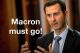 Assad Macron Must Go